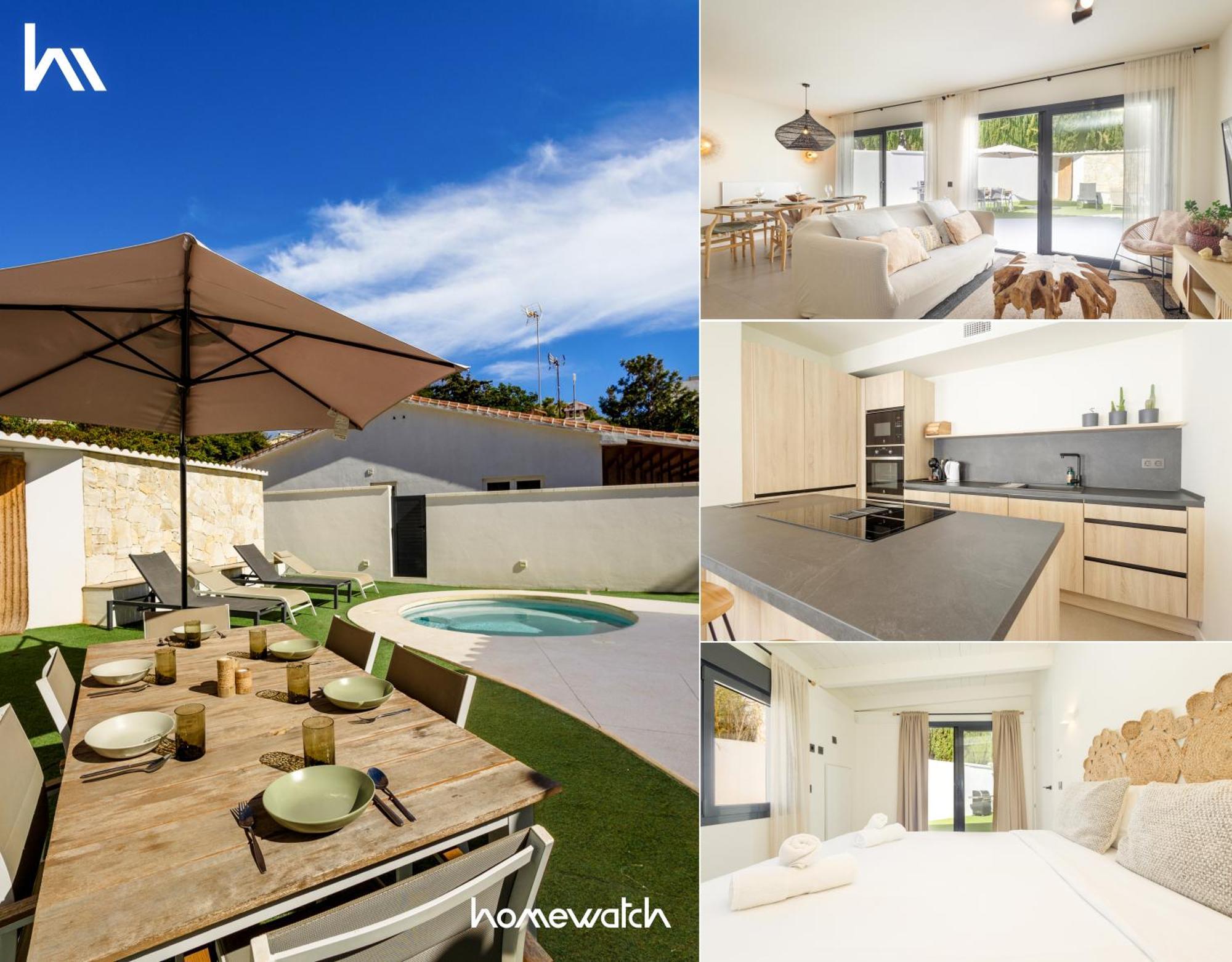 Вилла With Minimalist Decor, Pool And Bbq, Two Minutes' Walk From Costabella